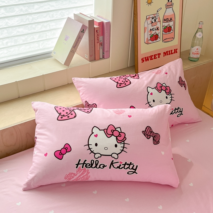 91家纺网 家纺一手货源 找家纺 （总）博雅 2025新款三丽鸥卡通全棉印花小版四件套