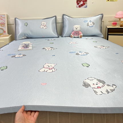 莱米家纺 2025新款小清新数码冰藤系列软席 开心旺仔