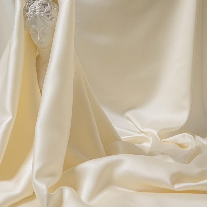 91家纺网 家纺一手货源 找家纺 涵宸 2025新款天丝-天丝棉-纯色单床单-场景2 象牙白