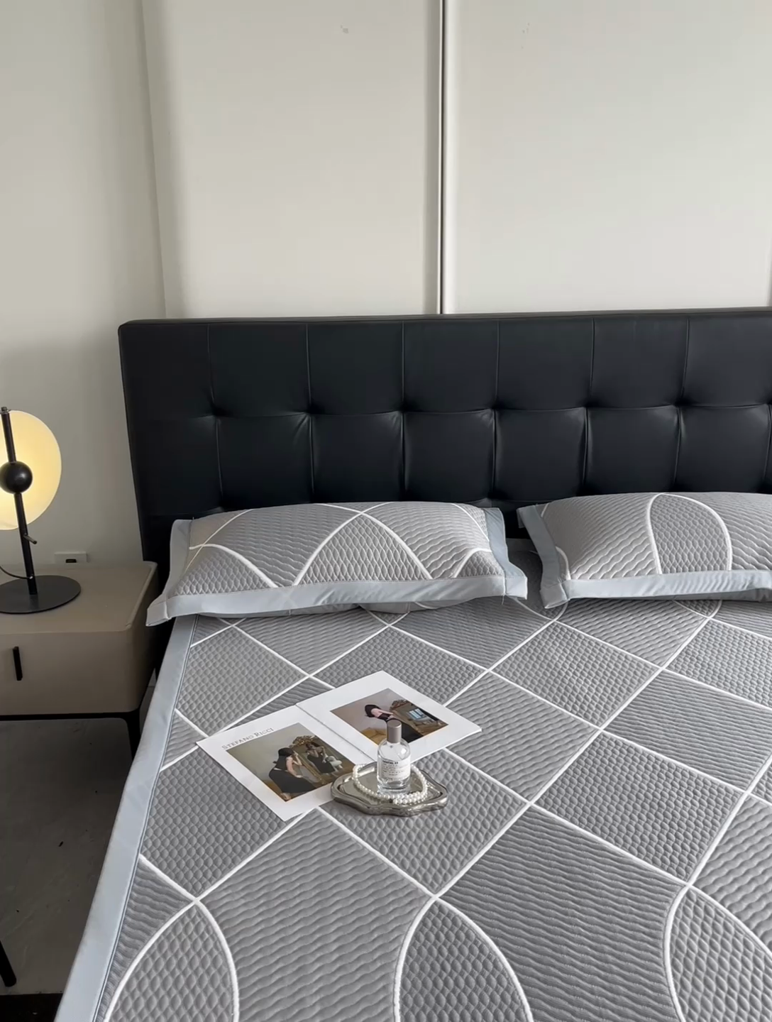 91家纺网 家纺一手货源 找家纺 慕尚家纺 2025新款泡泡大PE提花软席 交织 灰