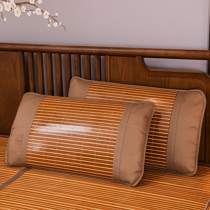 91家纺网 家纺一手货源 找家纺 苏迪凉席竹席2025新款竹席凉席冰丝席碳化双面印花藤草席 亲肤生态5.0+1