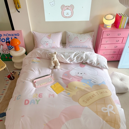 91家纺网 家纺一手货源 找家纺 （总）美乐迪家纺 2025新款大版全棉四件套