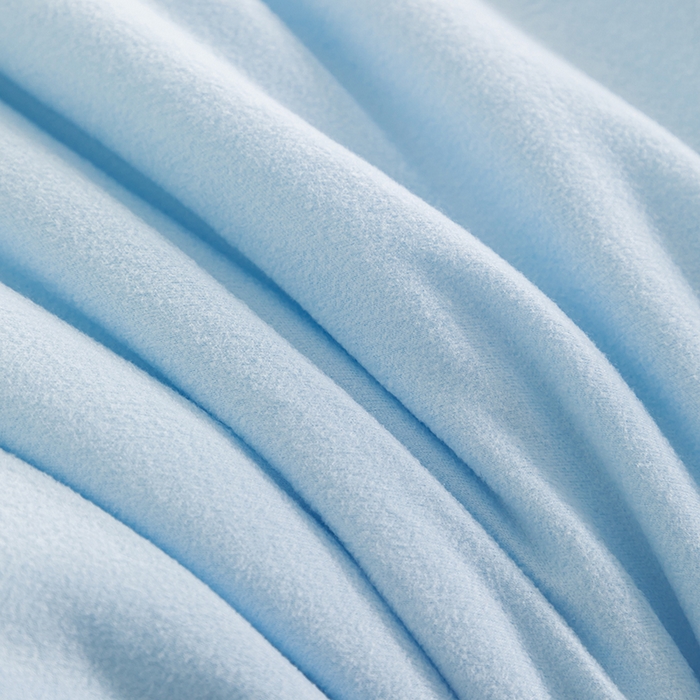 91家纺网 家纺一手货源 找家纺 吾诺 2025 锦氨凉感夏被双感被大豆夏被子被芯凉感丝夏被瓜瓜被 米白-浅兰