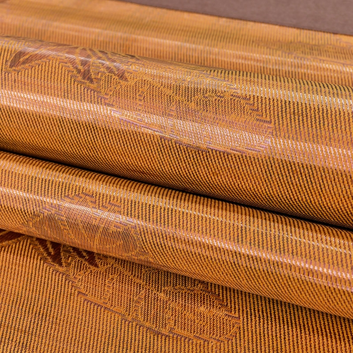 91家纺网 家纺一手货源 找家纺 苏迪凉席竹席2025新款竹席凉席冰丝席碳化双面印花藤草席 江南-绿水青山