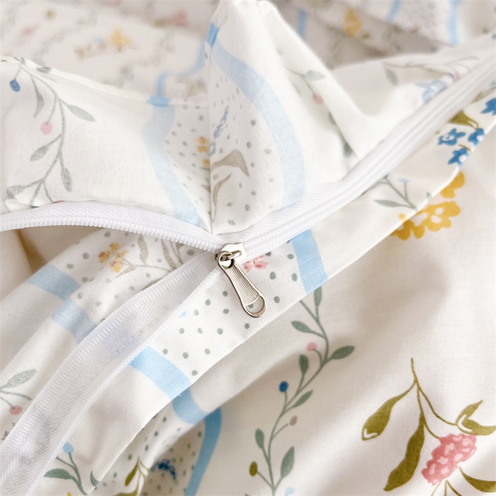 91家纺网 家纺一手货源 找家纺 十个点 2025新款全棉纯棉蕾丝花边床裙四件套 云梦星河