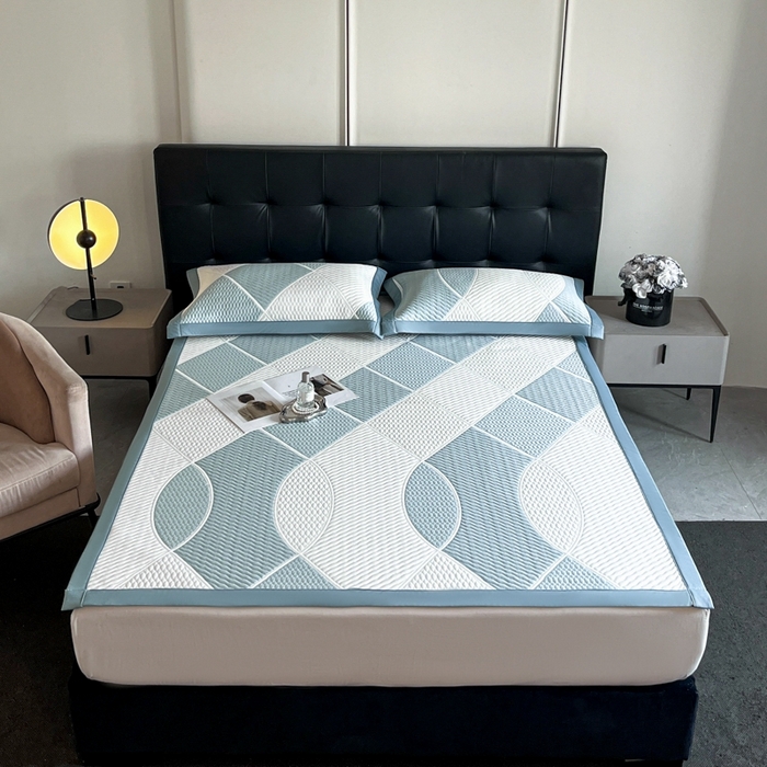 91家纺网 家纺一手货源 找家纺 （总）慕尚家纺 2025新款泡泡豆豆席大pe提花席