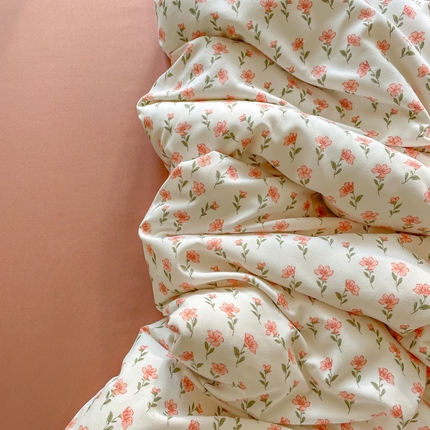 91家纺网 家纺一手货源 找家纺 （总）仟网汇 2025新款有氧针织棉双层纱系列四件套-床拍