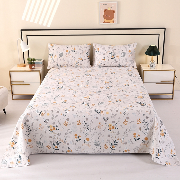 91家纺网 家纺一手货源 找家纺 望淮家纺 2025新款老粗布凉席床单三件套 西雅