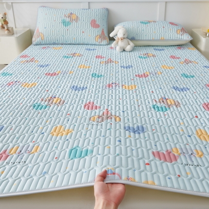 91家纺网 家纺一手货源 找家纺 （总）东宇床垫 2025新款A类凉感丝乳胶成人凉席