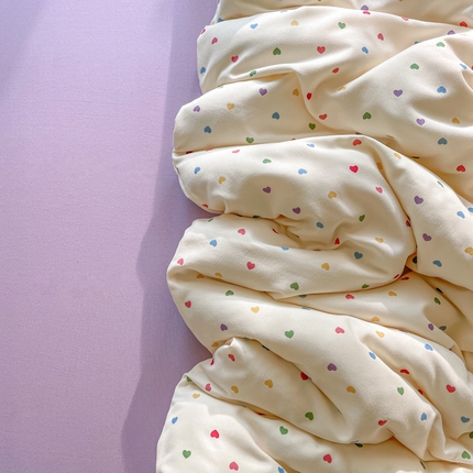 91家纺网 家纺一手货源 找家纺 （总）仟网汇 2025新款有氧针织棉双层纱系列四件套-床拍