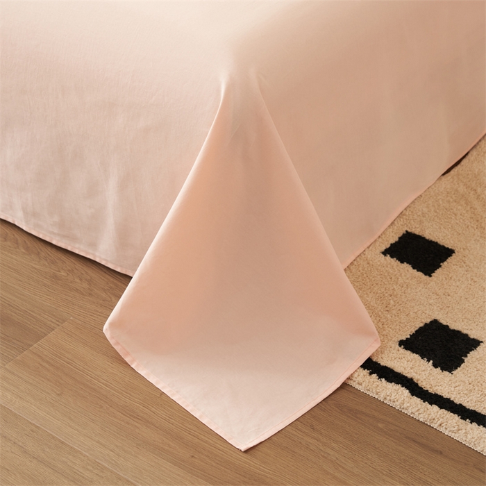 91家纺网 家纺一手货源 找家纺 金鹰 2025新款A类纯棉提花条纹水洗棉大豆全棉夏被空调被四件套 条纹-豆沙