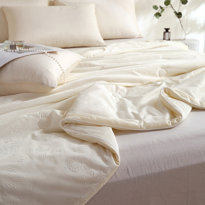 91家纺网 家纺一手货源 找家纺 品乐家纺 2025新款凉感A类可水洗抗菌冰冰被夏被夏凉被空调被被子被芯 冰冰被-米