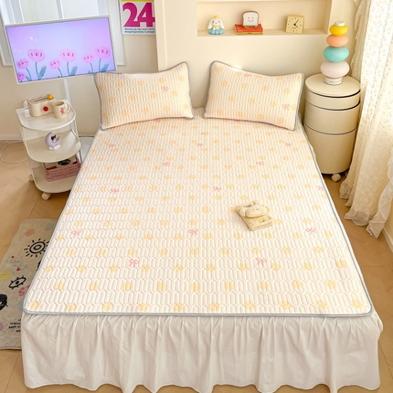 91家纺网 家纺一手货源 找家纺 （总）川悦生活 2025新款小阪凉感丝印花凉席