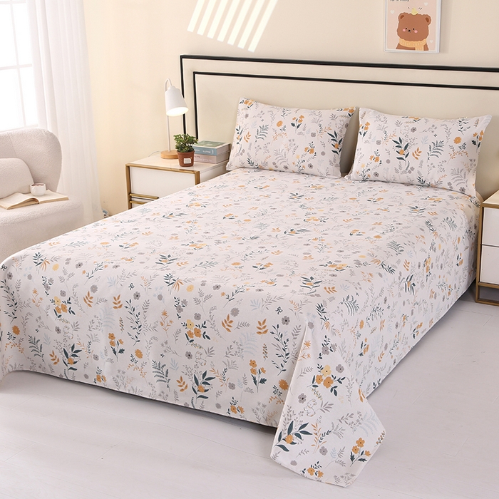 91家纺网 家纺一手货源 找家纺 望淮家纺 2025新款老粗布凉席床单三件套 西雅