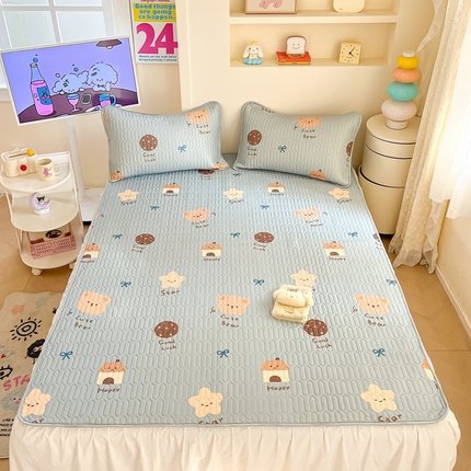 91家纺网 家纺一手货源 找家纺 （总）川悦生活 2025新款小阪凉感丝印花凉席