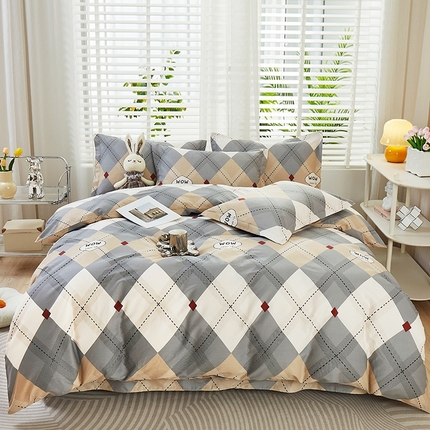 91家纺网 家纺一手货源 找家纺 （总）名优家纺 2025新款A类全棉纯棉韩版印花四件套