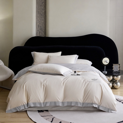 金奇达家纺 2025春夏新款【特洛伊】红金裸盖™棉全棉纯棉红金裸盖棉四件套标准号全网控价（折后券后）不低于199元） 特洛伊-米灰