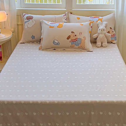 91家纺网 家纺一手货源 找家纺 （总）拾物记 2025新款A类无荧光全喷气12868全棉B版单床单