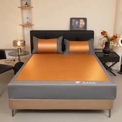 91家纺网 家纺一手货源 找家纺 （总）琪琪阁 2026新款印尼藤双面凉席,古典棕,湖水蓝,清新粉,银河灰