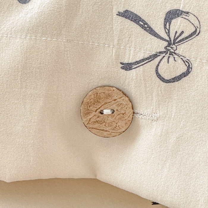 91家纺网 家纺一手货源 找家纺 星窝家纺 2025新款纽扣款水洗棉印花四件套 初昕咖