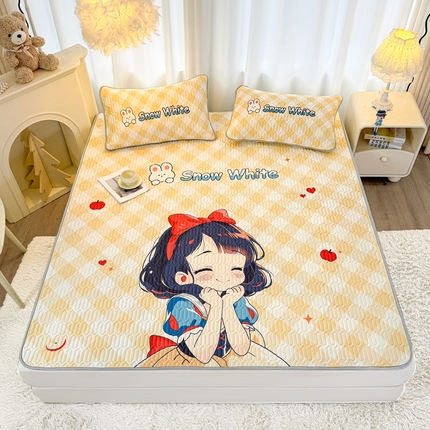 91家纺网 家纺一手货源 找家纺 （总）希廷顿 2025新款大版印花乳胶凉席三件套