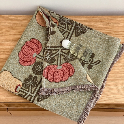 91家纺网 家纺一手货源 找家纺 （总）麻依 2025新款全棉纱布披肩浴巾旅行毯