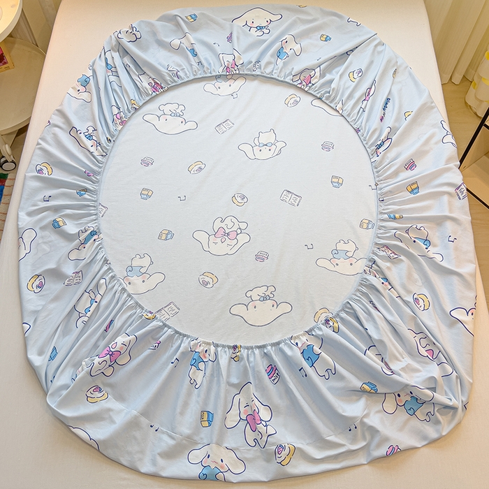 91家纺网 家纺一手货源 找家纺 拾物记 2025新款A类无荧光全喷气全棉12868单床笠 榆林