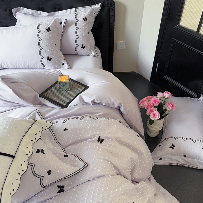 91家纺网 家纺一手货源 找家纺 优悦生活馆 2025新疆长绒棉云小甜四件套【控价领券后标准不低于268】 云小甜-风信紫