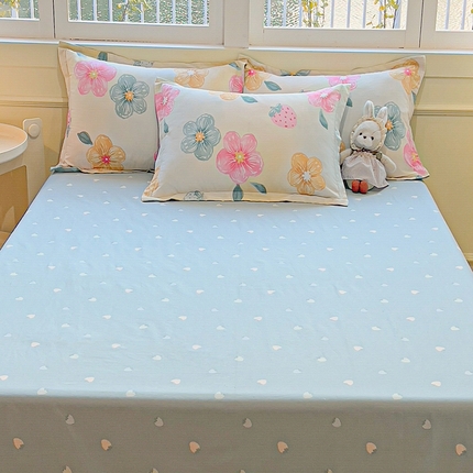 91家纺网 家纺一手货源 找家纺 （总）拾物记 2025新款A类无荧光全喷气12868全棉B版单床单