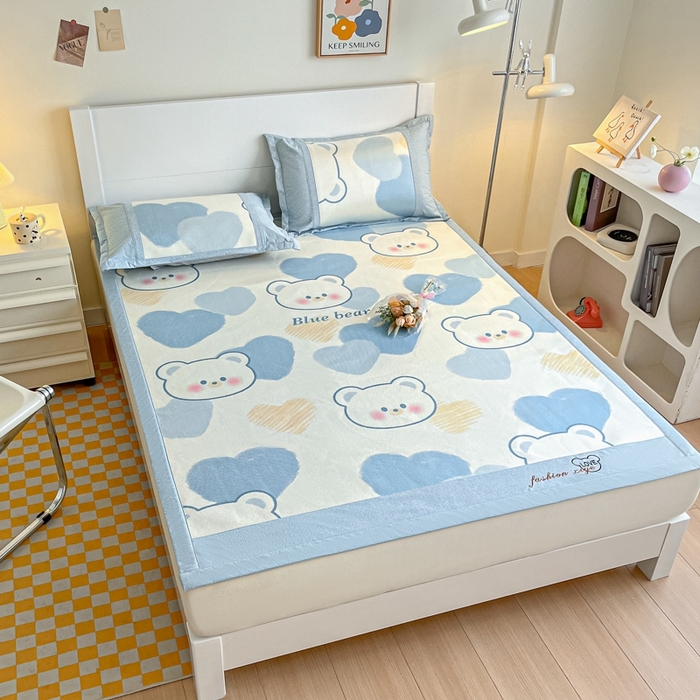 91家纺网 家纺一手货源 找家纺 （总）阿亮家居 2025新款印花冰藤席凉席