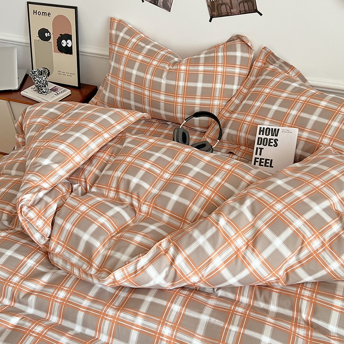 91家纺网 家纺一手货源 找家纺 罗菲尼酒店用品 2025新款磨毛亲肤飞边款四件套 洛咖格