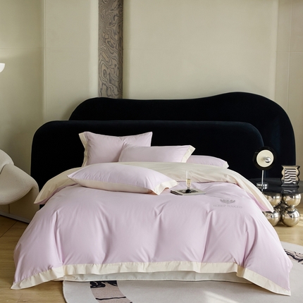 91家纺网 家纺一手货源 找家纺 （总）金奇达家纺 2025春夏新款【特洛伊】红金裸盖™棉全棉纯棉红金裸盖棉四件套标准号全网控价（折后券后）不低于199元）