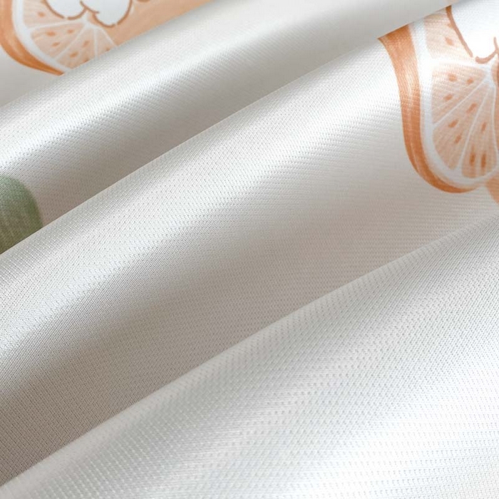 91家纺网 家纺一手货源 找家纺 2025新款印花冰丝凉席反面无纺布 冰丝-床笠款-橙子兔