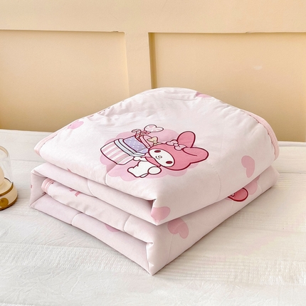 鱼宝2025新款三丽鸥凉感丝夏被夏凉被空调被（含防伪码） 爱心美乐蒂