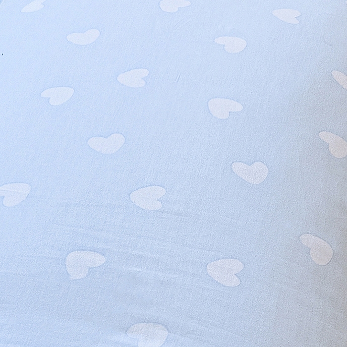 91家纺网 家纺一手货源 找家纺 拾物记 2025新款A类无荧光全喷气12868全棉B版单床单 爱心熊熊B版