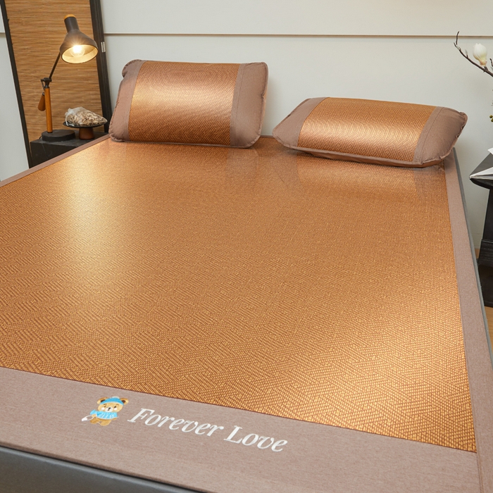 91家纺网 家纺一手货源 找家纺 （总）琪琪阁 2026新款小熊宽边藤席