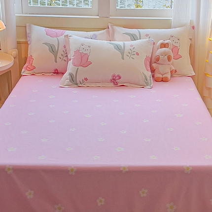 91家纺网 家纺一手货源 找家纺 （总）拾物记 2025新款A类无荧光全喷气12868全棉B版单床单