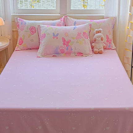 91家纺网 家纺一手货源 找家纺 （总）拾物记 2025新款A类无荧光全喷气12868全棉B版单床单