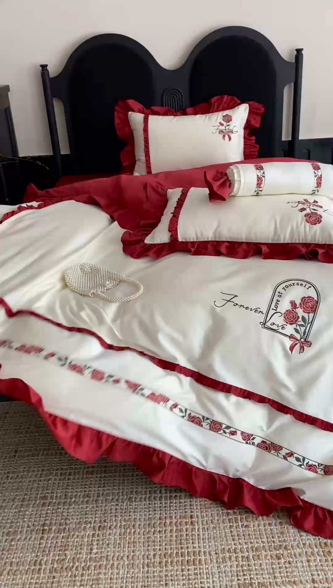 91家纺网 家纺一手货源 找家纺 （总）MIU缪家居 2025新款100支全棉四件套-洛丽塔