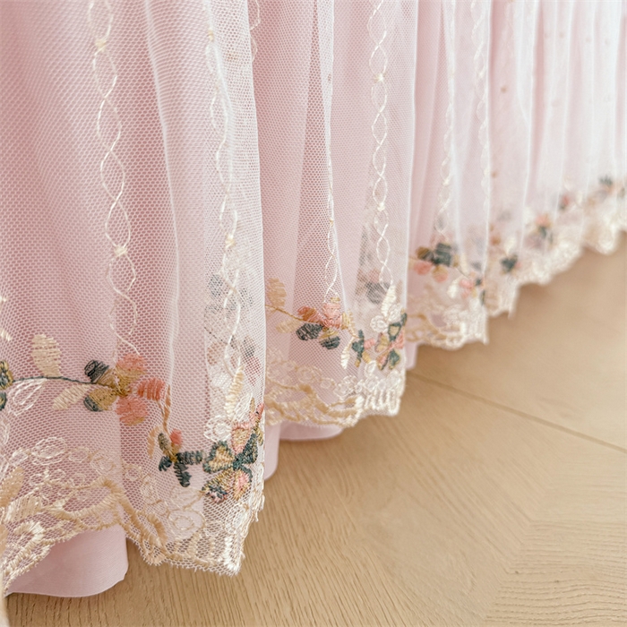 91家纺网 家纺一手货源 找家纺 恒爱家纺 2025新款冰丝国色天香夏被床盖四件套 香妃粉