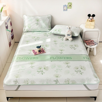 倾慕家纺 2025新款时尚风凉感冰丝席 风情万种