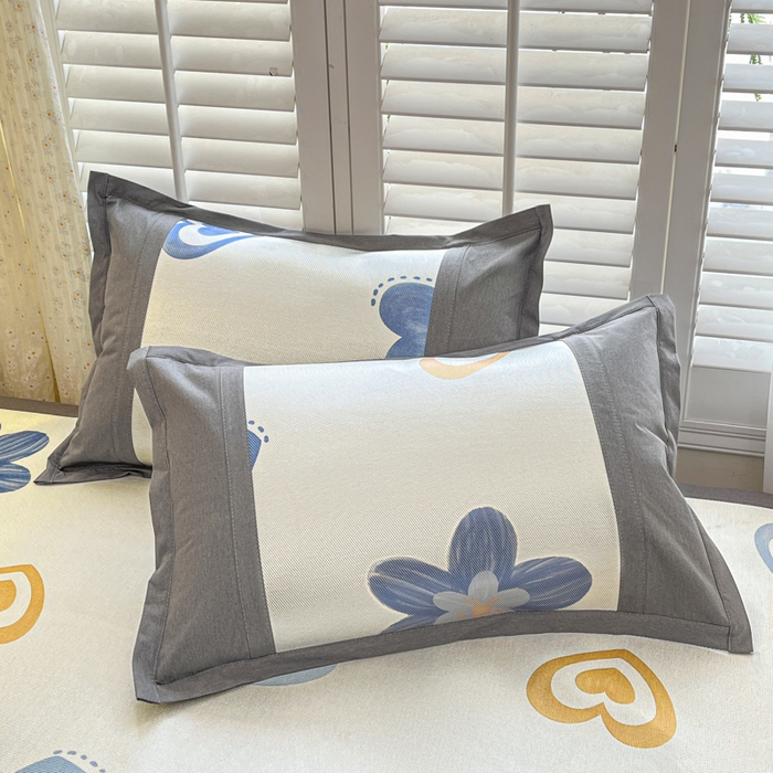 91家纺网 家纺一手货源 找家纺 阿亮家居 2025新款印花冰藤席凉席 小兰花