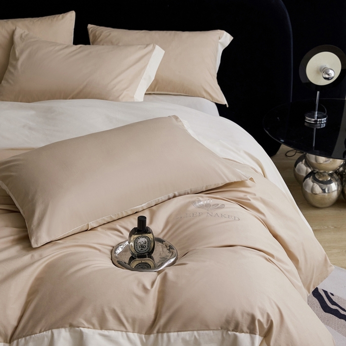 91家纺网 家纺一手货源 找家纺 （总）金奇达家纺 2025春夏新款【特洛伊】红金裸盖™棉全棉纯棉红金裸盖棉四件套标准号全网控价（折后券后）不低于199元）