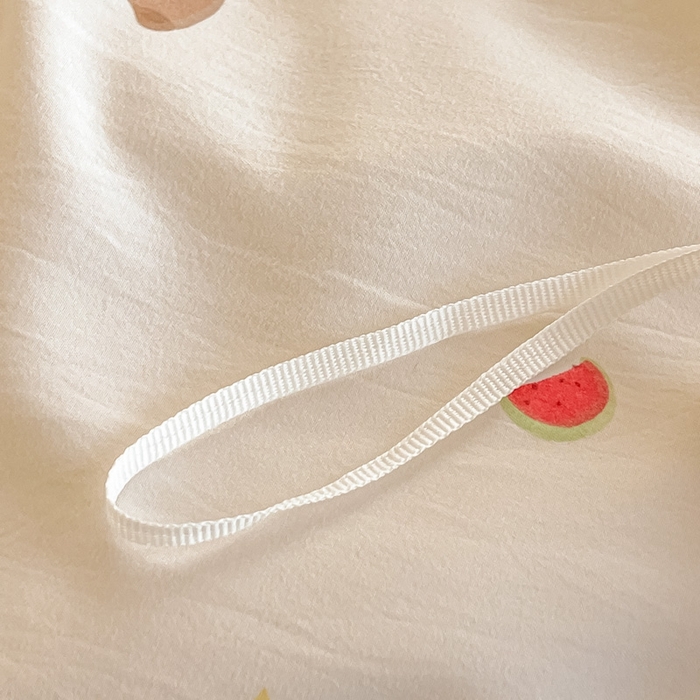 91家纺网 家纺一手货源 找家纺 星窝家纺 2025新款纽扣款水洗棉印花四件套 嘟嘟熊