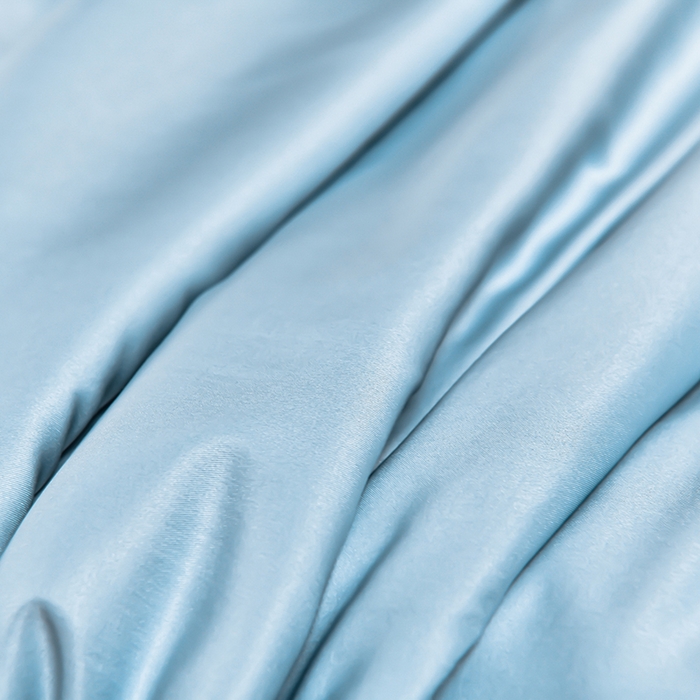 91家纺网 家纺一手货源 找家纺 伊梵居 2025新款水洗真丝刺绣夏被四件套 梵花-海青