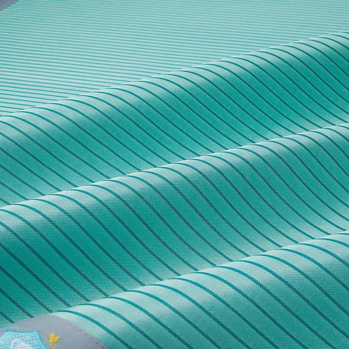 91家纺网 家纺一手货源 找家纺 阿亮家居 2025新款凉席抗菌三明治可水洗碳光冰丝席宽边刺绣冰丝席 素夏 薄荷绿-床笠款