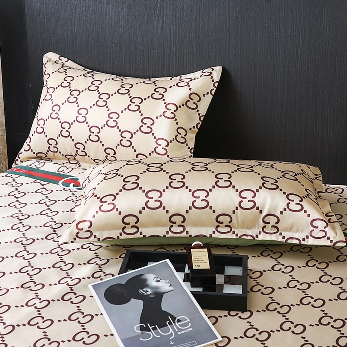 91家纺网 家纺一手货源 找家纺 柏薇 2025新款冰丝床单款凉席三件套系列 小蜜蜂