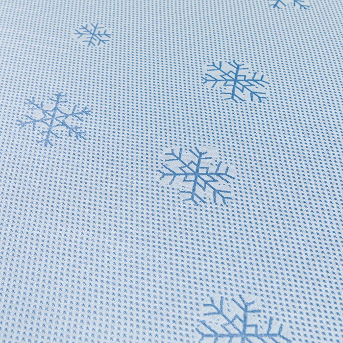 91家纺网 家纺一手货源 找家纺 阿亮家居 2025新款凉席碳光席冰丝席三件套 雪花-蓝色