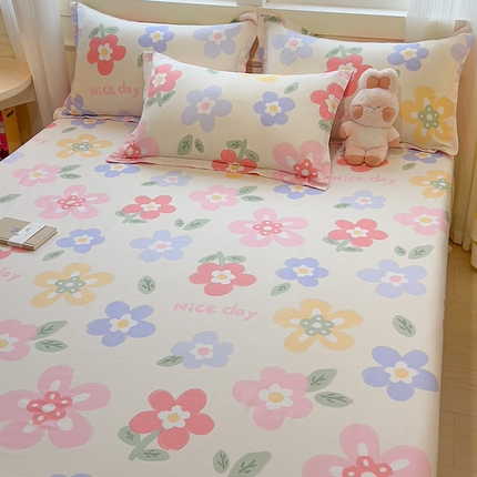 拾物记 2025新款A类无荧光全喷气全棉12868单床单 繁花集