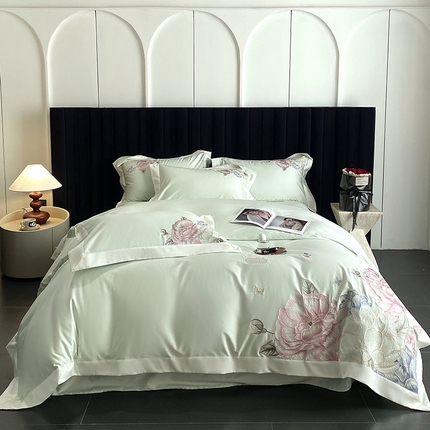 91家纺网 家纺一手货源 找家纺 （总）优悦生活馆 2025新疆长绒棉花迹四件套【控价领券后标准不低于268】